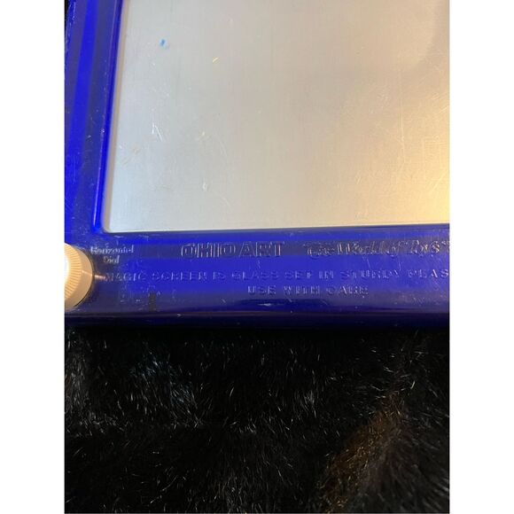 BLUE Vintage 1996 OHIO ART  ETCH A SKETCH , The World of Toys - Picture 3 of 6
